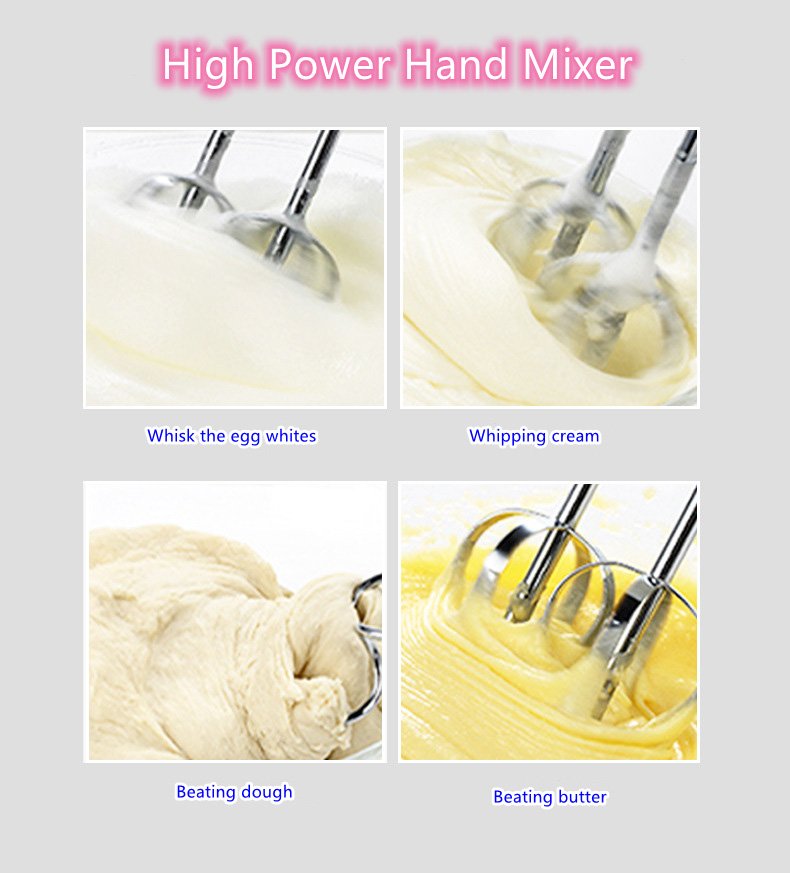 5 Speed Hand Mixer with Stand 7 hand mixer hm620 7 - YLD™