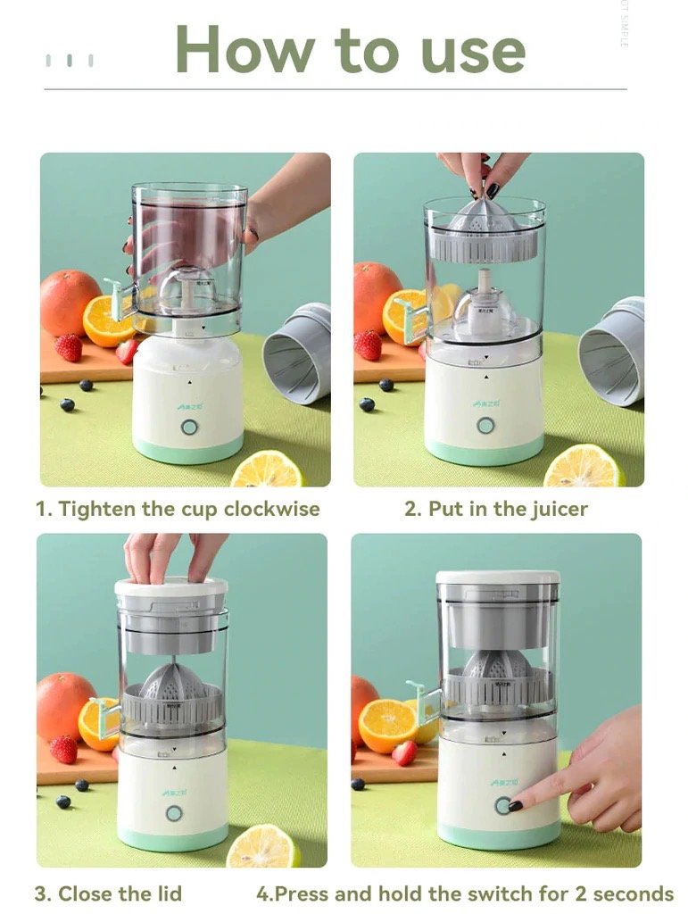 how to use fresh juice blender