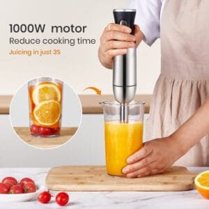 HB006-1 Ultimate detachable food processor 1000W 12 pure copper